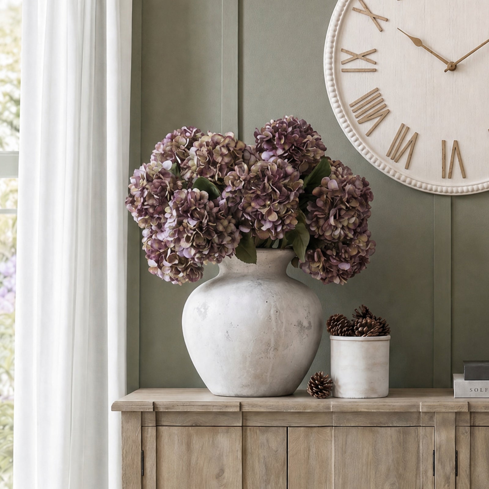 Autumn Burgundy Hydrangea