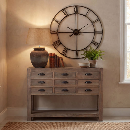 Castello Aged Stone Ceramic Table Lamp