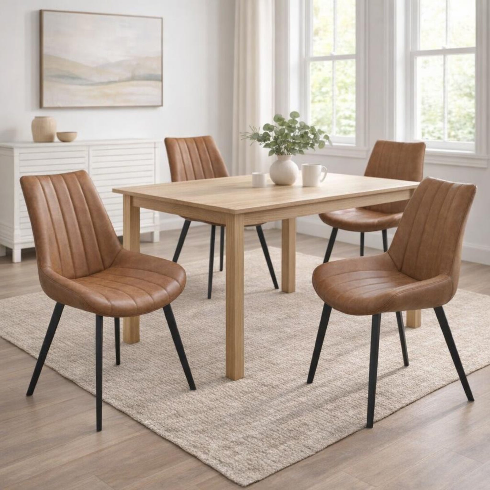Malmo Tan Dining Chair