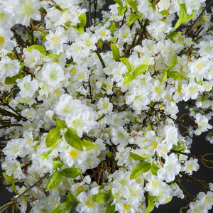 White Cherry Blossom Spray