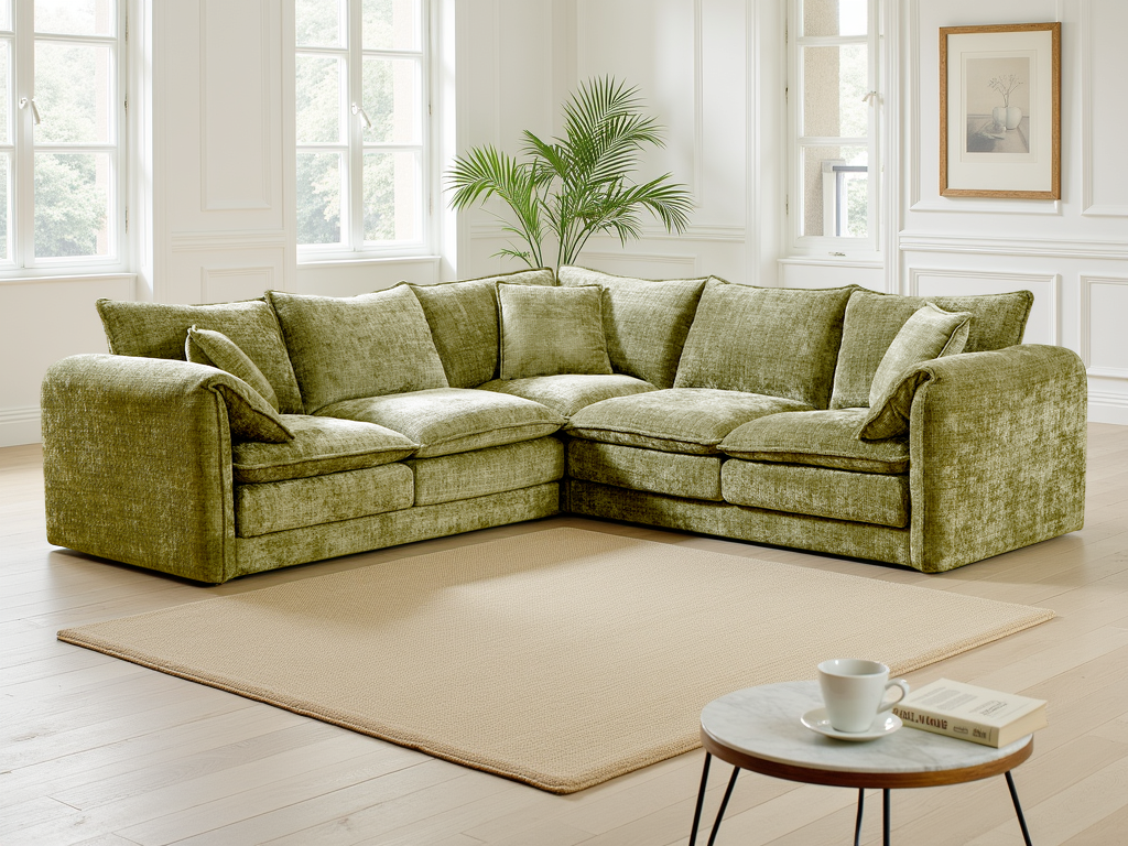 Solaya Sofa Green Large Corner