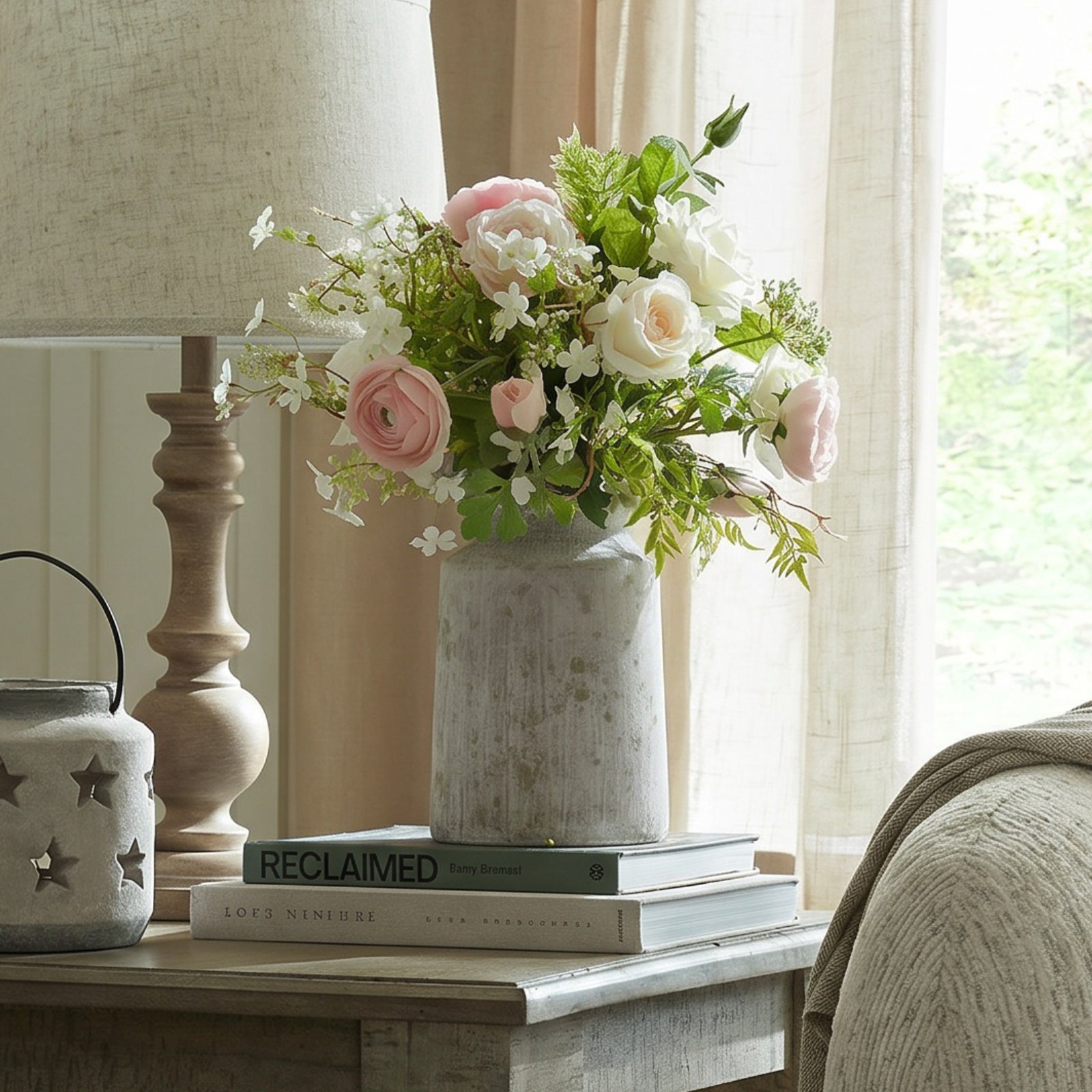 Bloomville Urn Stone Vase