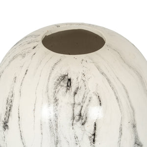 Marble Effect Pudding Vase
