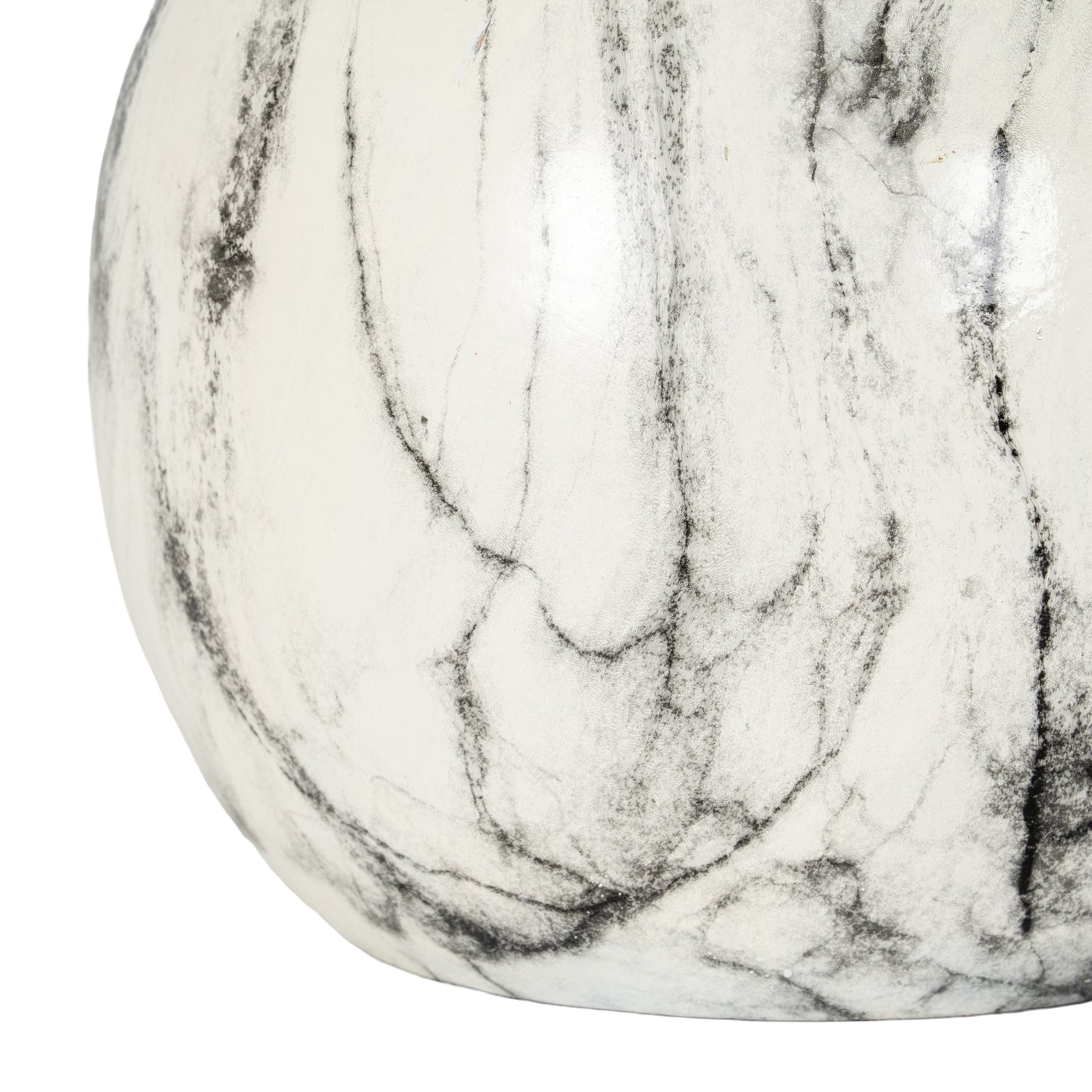 Marble Effect Pudding Vase