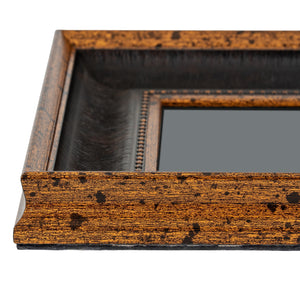 Black And Antique Gold Beaded  8X10 Photo Frame