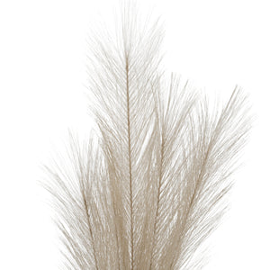 Bleached  Large Faux Pampas Grass Stem