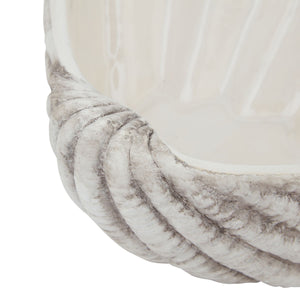 Siren Medium Ceramic Shell Bowl
