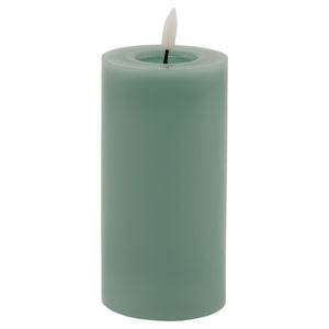 Luxe Collection Melt Effect 3x6 Sage LED Wax Candle