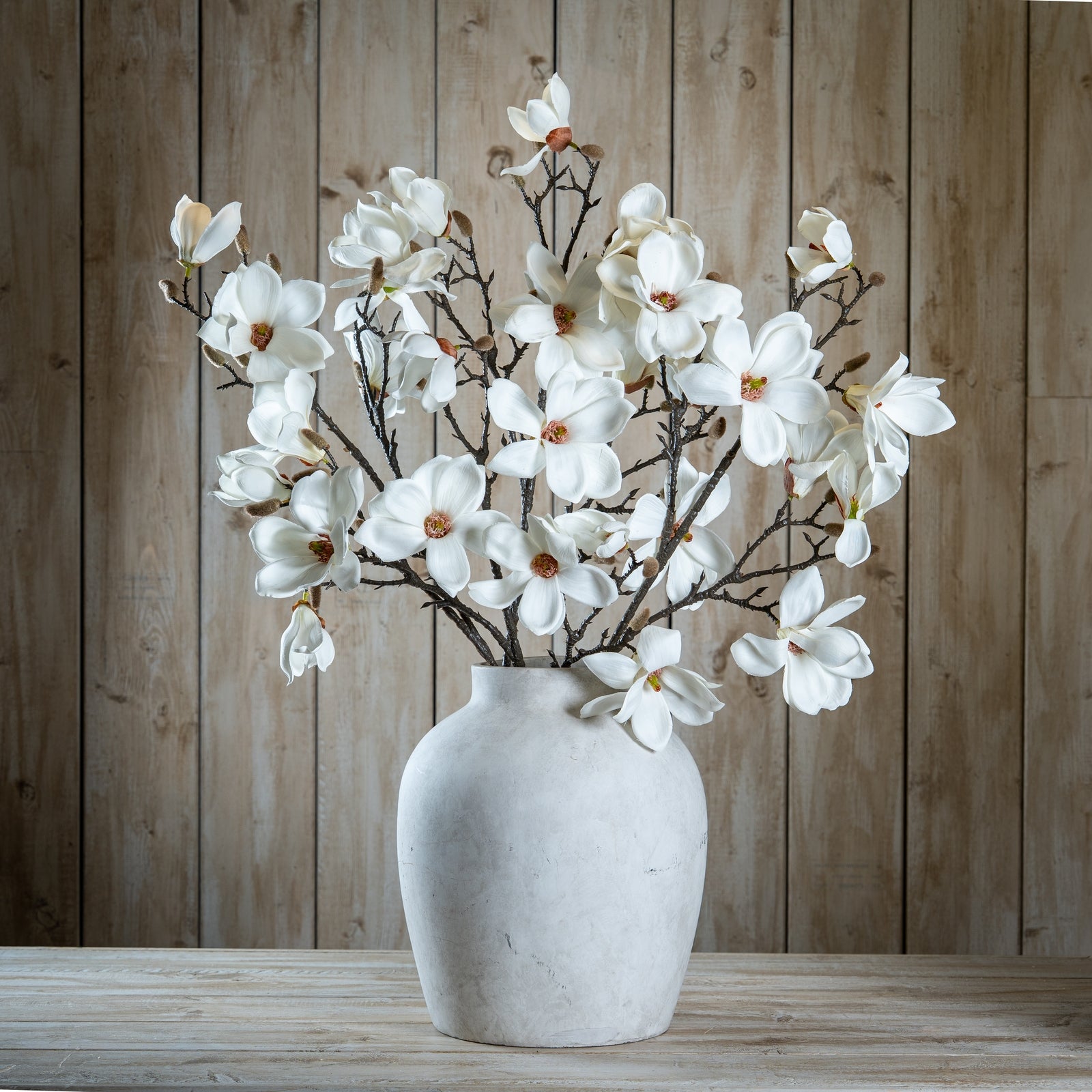 The Natural Garden Collection White Magnolia Stem