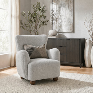 Greige Hui Large Arm Chair