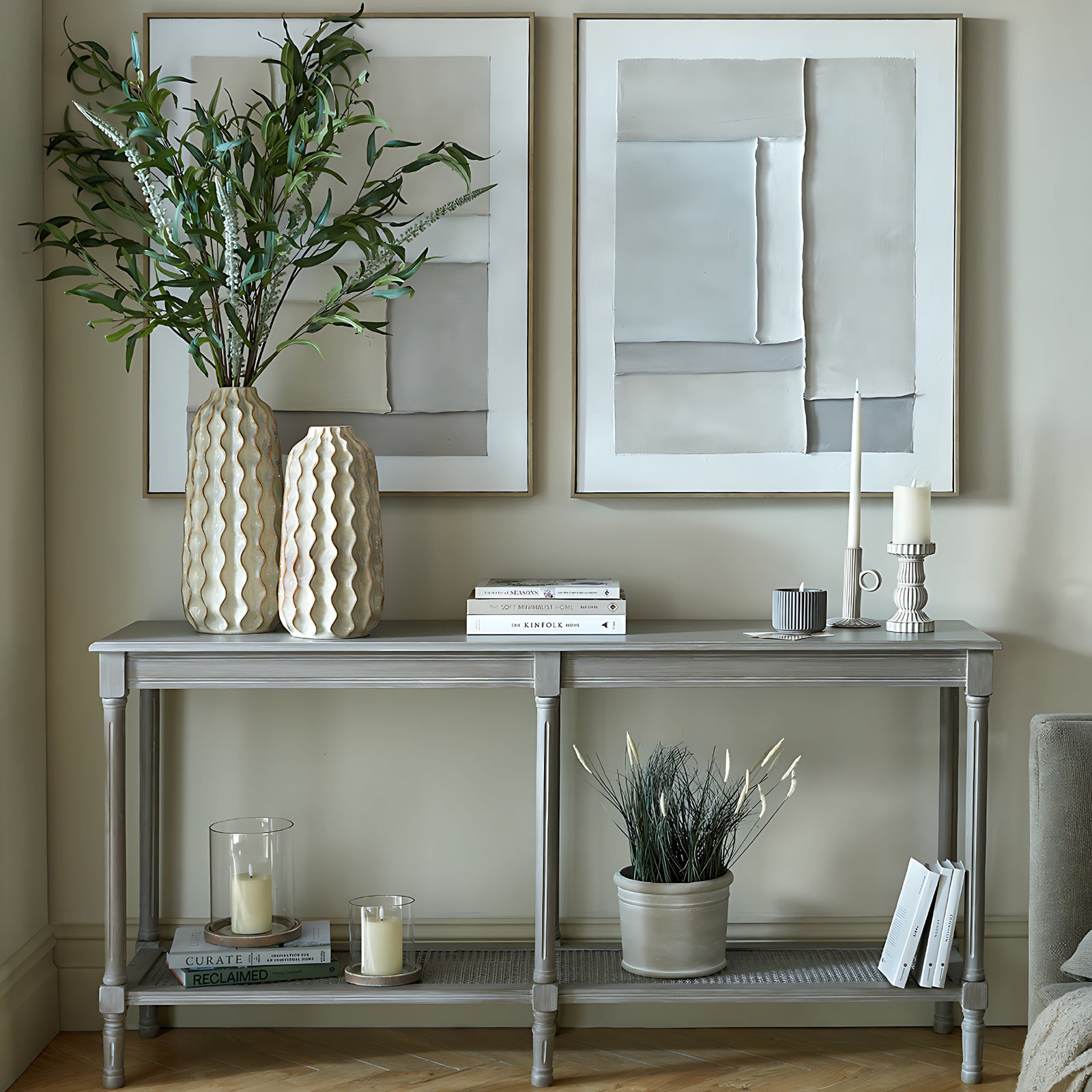 The Serene Rattan Collection Large Console Table