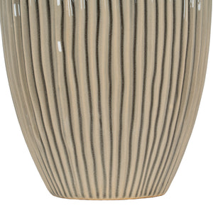 Pallida Collection Large Striped Vase