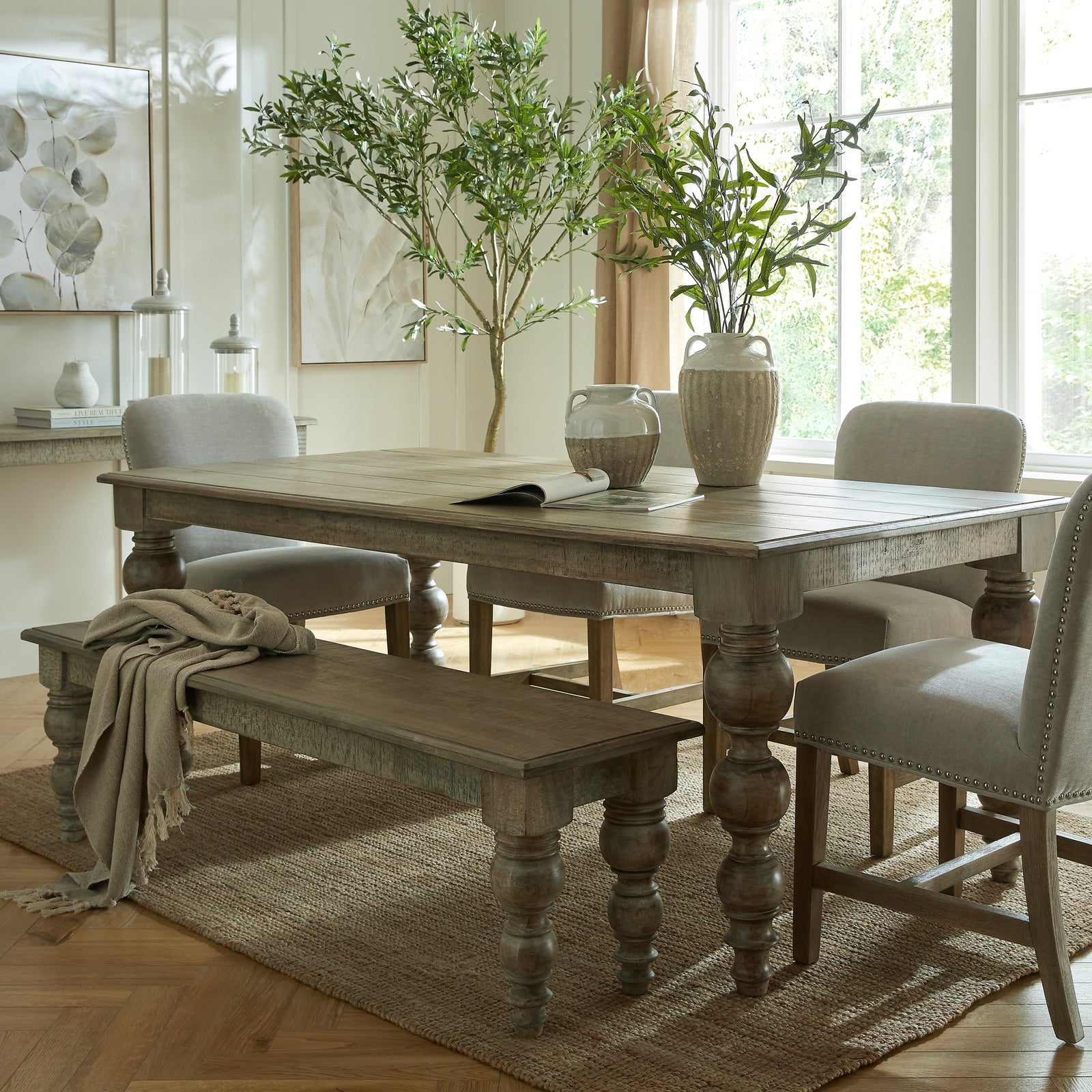The Rutland Collection Rectangular Bench
