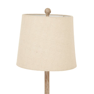 Chiaro Candlestick Table Lamp With Linen Shade