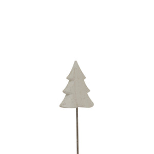 Whitewashed Rustic Tree On Stand