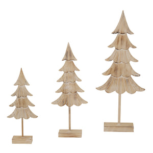 Medium Rustic Fir Tree On Stand