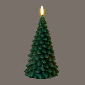 Luxe Collection Natural Glow Green Tree LED Wax Candle
