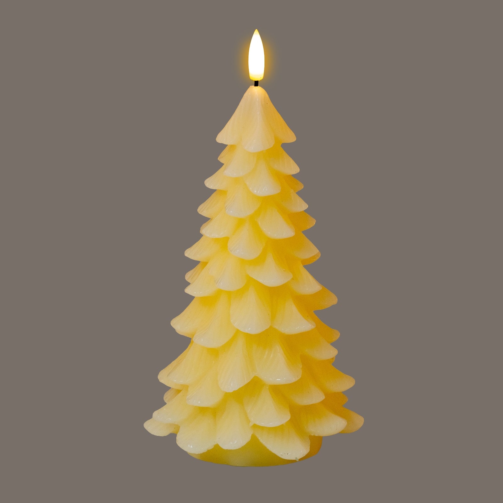 Luxe Collection Natural Glow Cream Large Tree LED Wax Candle