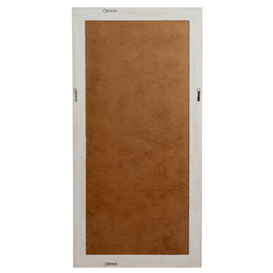 Washed Wood Large Framed Mirror