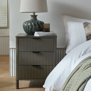 Reed Collection 3 Drawer Bedside Table