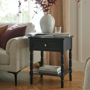 Contour Collection 1 Drawer Side Table