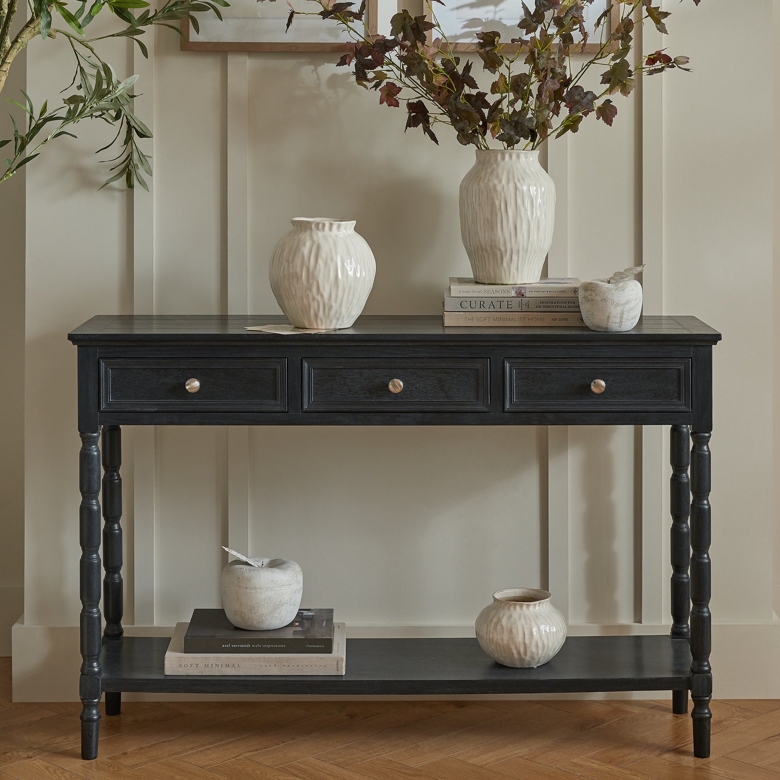 Contour Collection 3 Drawer Console