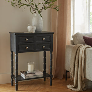 Contour Collection 4 Drawer Side Table
