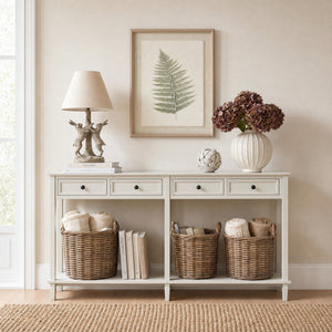 Belmont Collection 4 Drawer Console