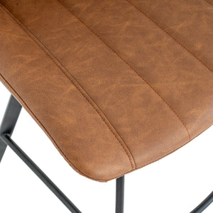 Malmo Tan Swivel Bar Stool