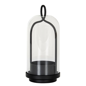 Nyx Medium Candle Holder With Glass Cloche