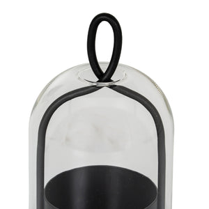 Nysa Large Candle Holder With Glass Cloche