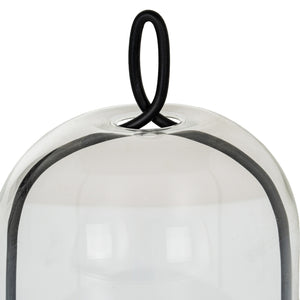 Nysa Medium Candle Holder With Glass Cloche