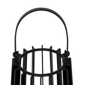 Lynk Small Lantern With Handle And Glass Candle Holder