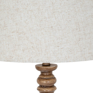 Seraphia Floor Lamp With Edged Linen Shade