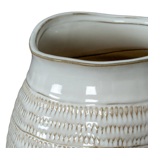 Tava Wide Hewn Vase