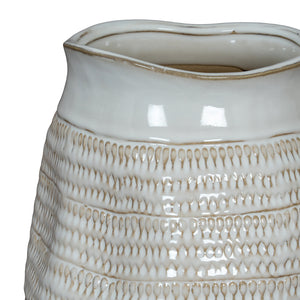 Tava Wide Hewn Vase