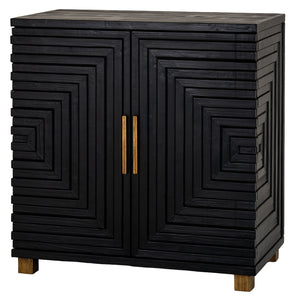 Lennox Black 2 Door Small Sideboard