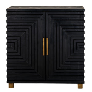 Lennox Black 2 Door Small Sideboard