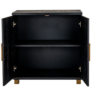 Lennox Black 2 Door Small Sideboard