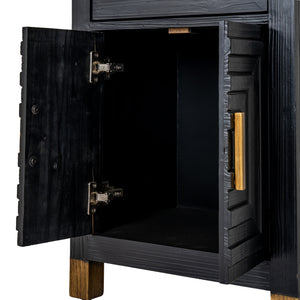 Lennox Black Drinks Unit