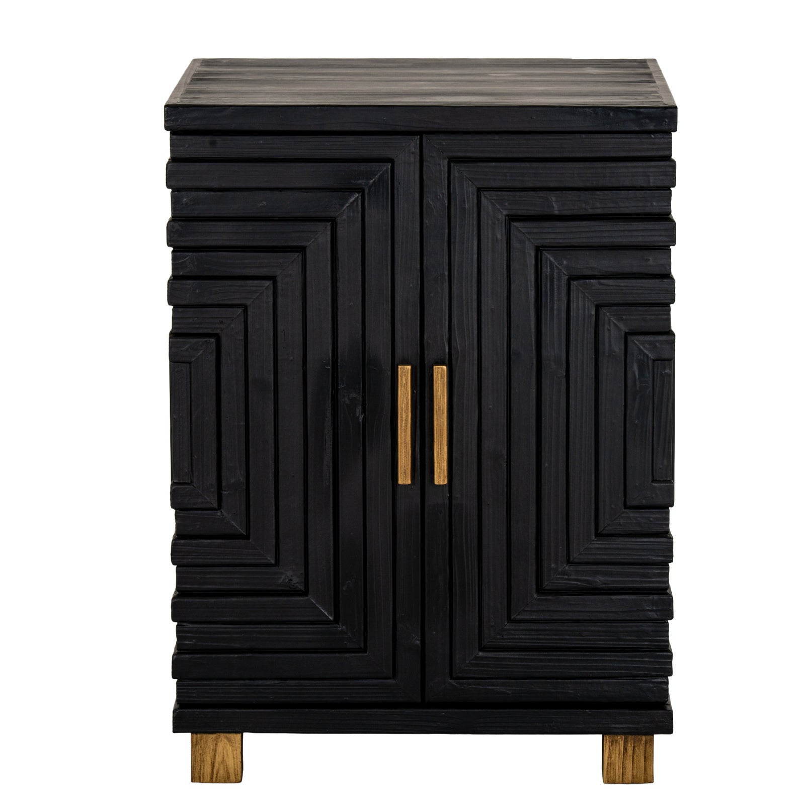 Lennox Black 2 Door Side Cupboard