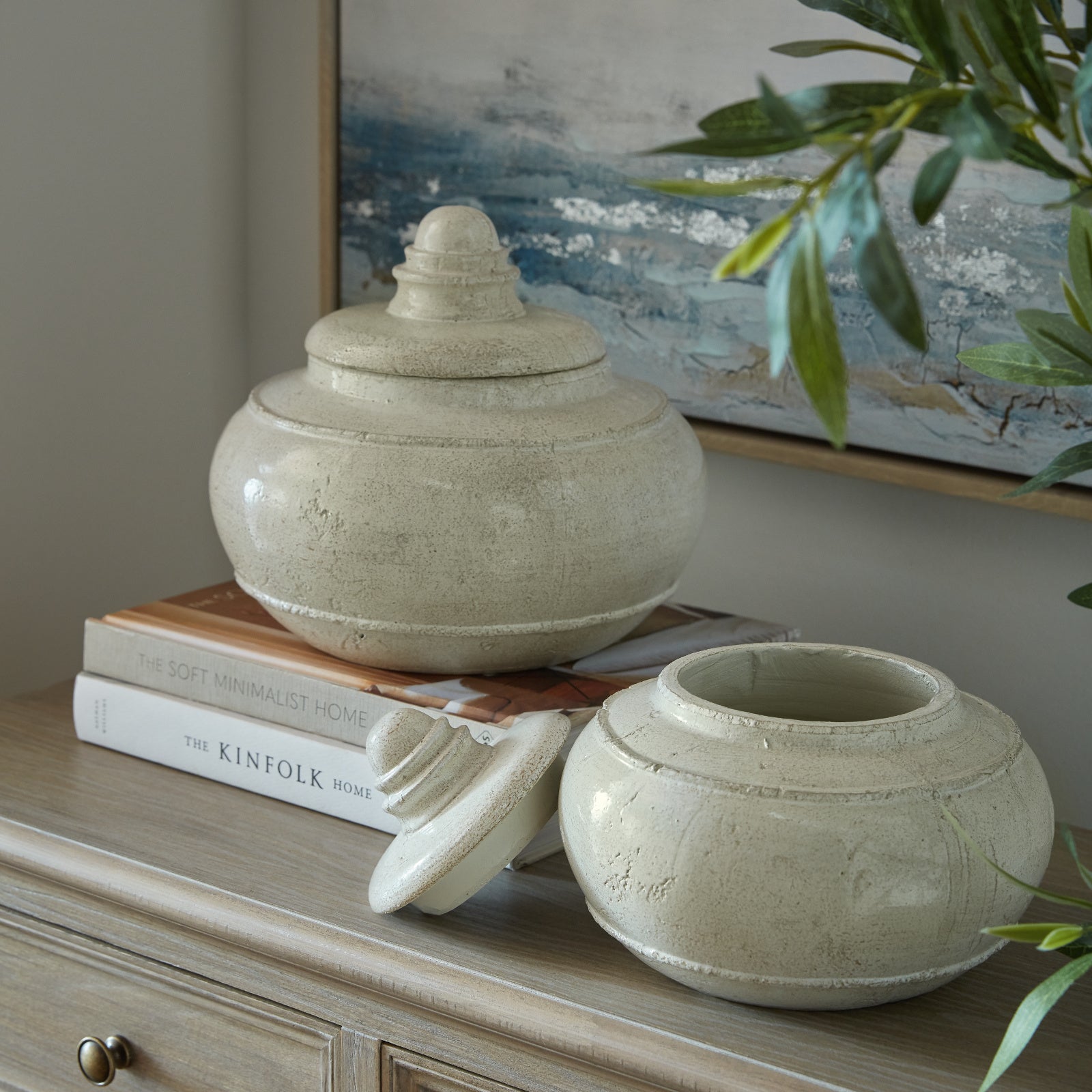 Tarn Collection Large Pot With Lid