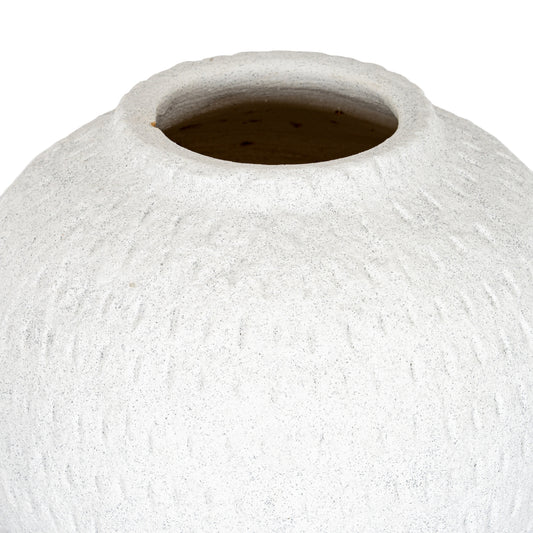 Ashen Large Round Vase