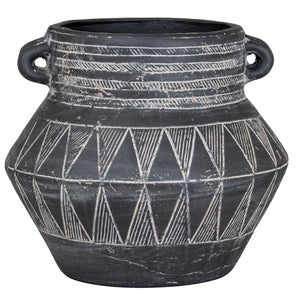 Etched Collection Tall Pot With Handle