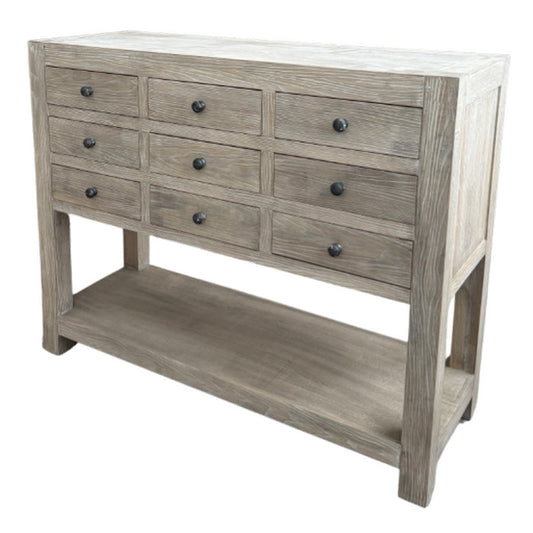 Haldon Collection 9 Drawer Chest With Shelf