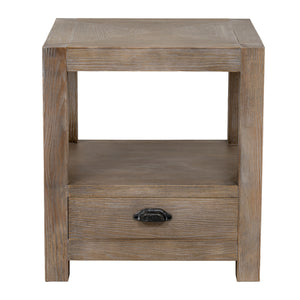 Haldon Collection 1 Drawer Side Table With Shelf