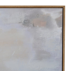 Hillside View Hand Painted Canvas in Frame
