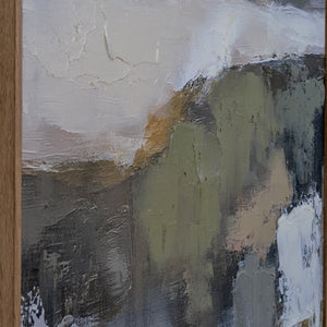 Hillside View Hand Painted Canvas in Frame