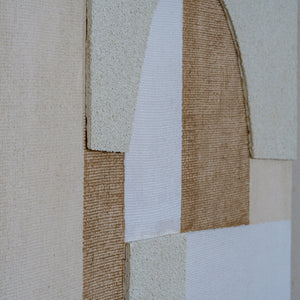 Portina Linen Textured Canvas in Frame