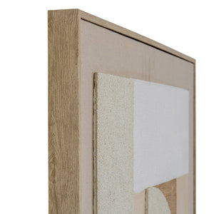 Lumera Linen Textured Canvas in Frame